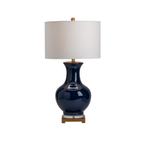 Hamilton Blue Urn Table Lamp