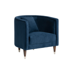 Sergovia Marino Blue Upholstered Armchair