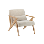 Vance Linen Blend Accent Chair