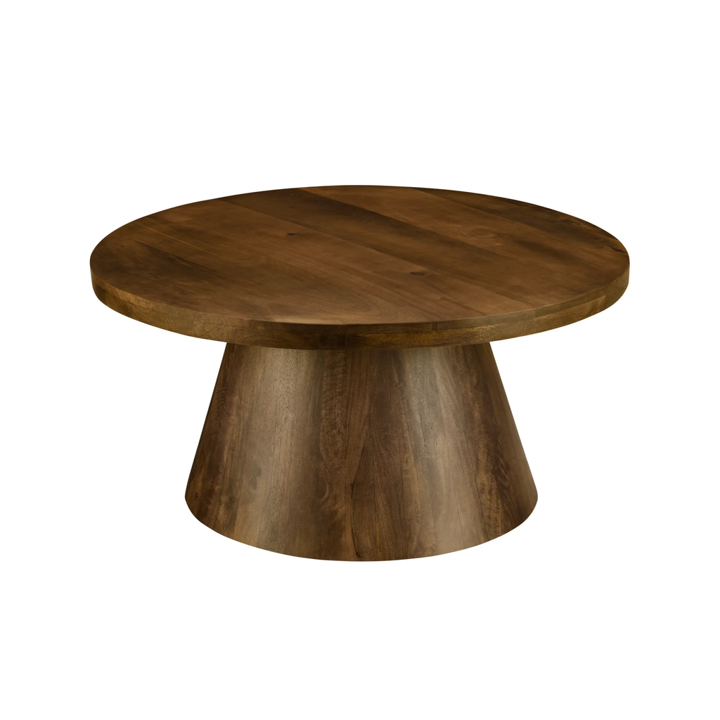 Keppler Round Wood Cocktail Table