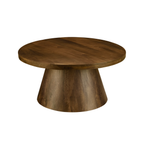 Keppler Round Wood Cocktail Table