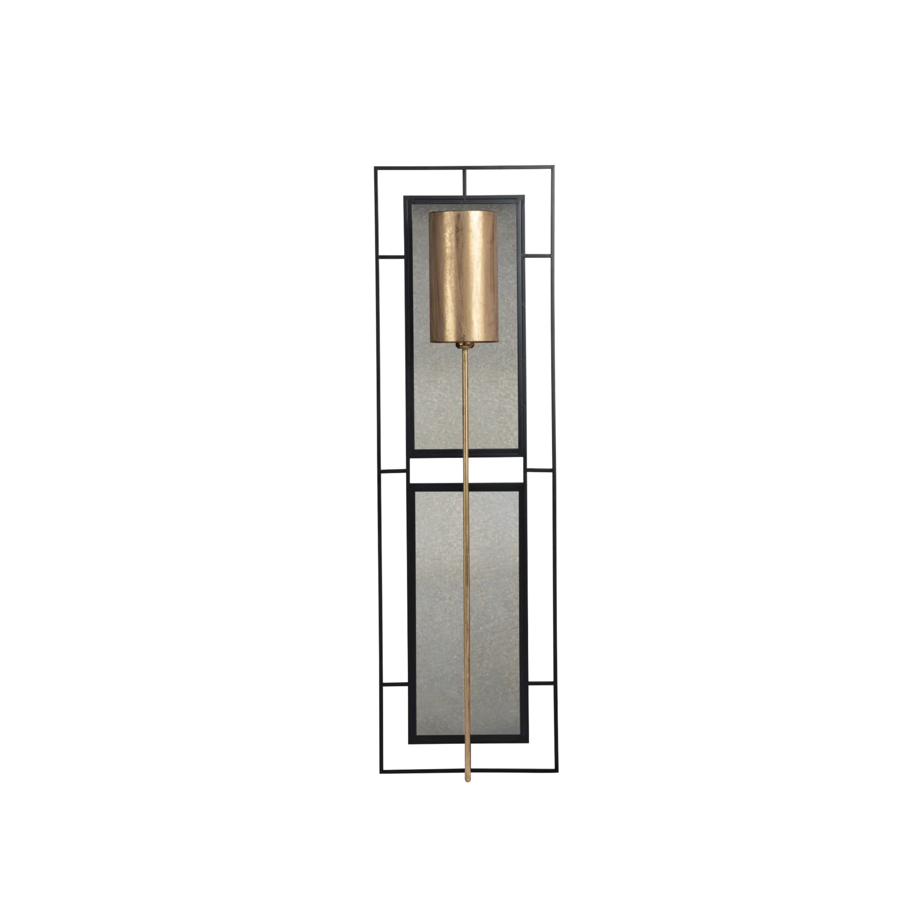 Halston Antique Mirror Panel Wall Sconce