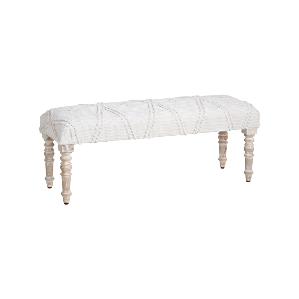 South Wales Cotton Tufted Bench
