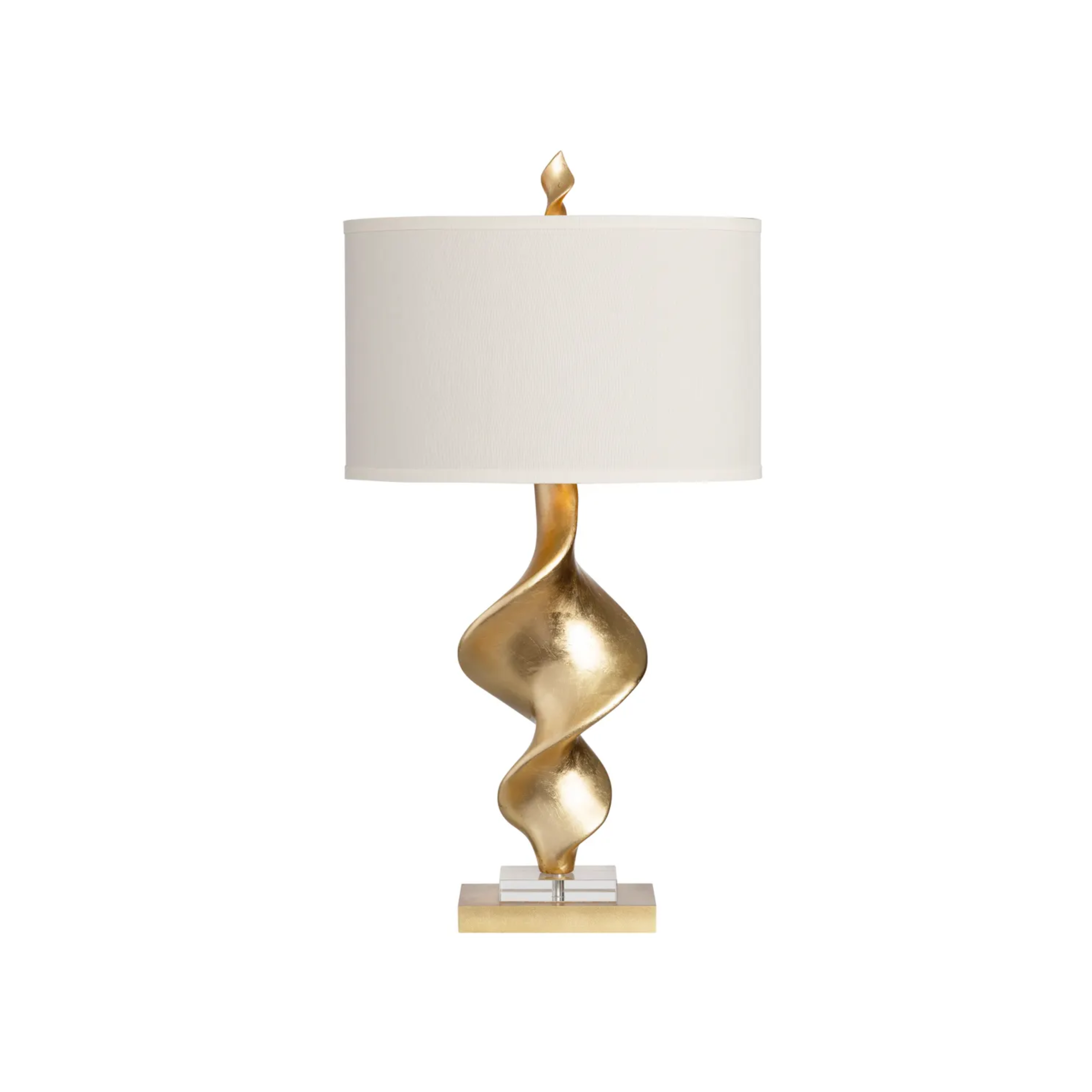 Summit Sculptural Gold Flame Table Lamp (S/2)