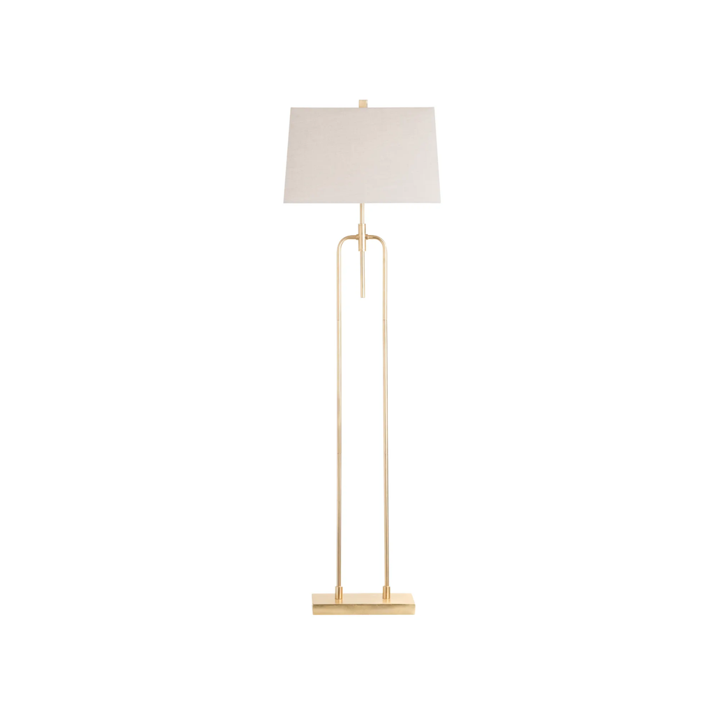 Salinas Sculptural Gold Floor Lamp