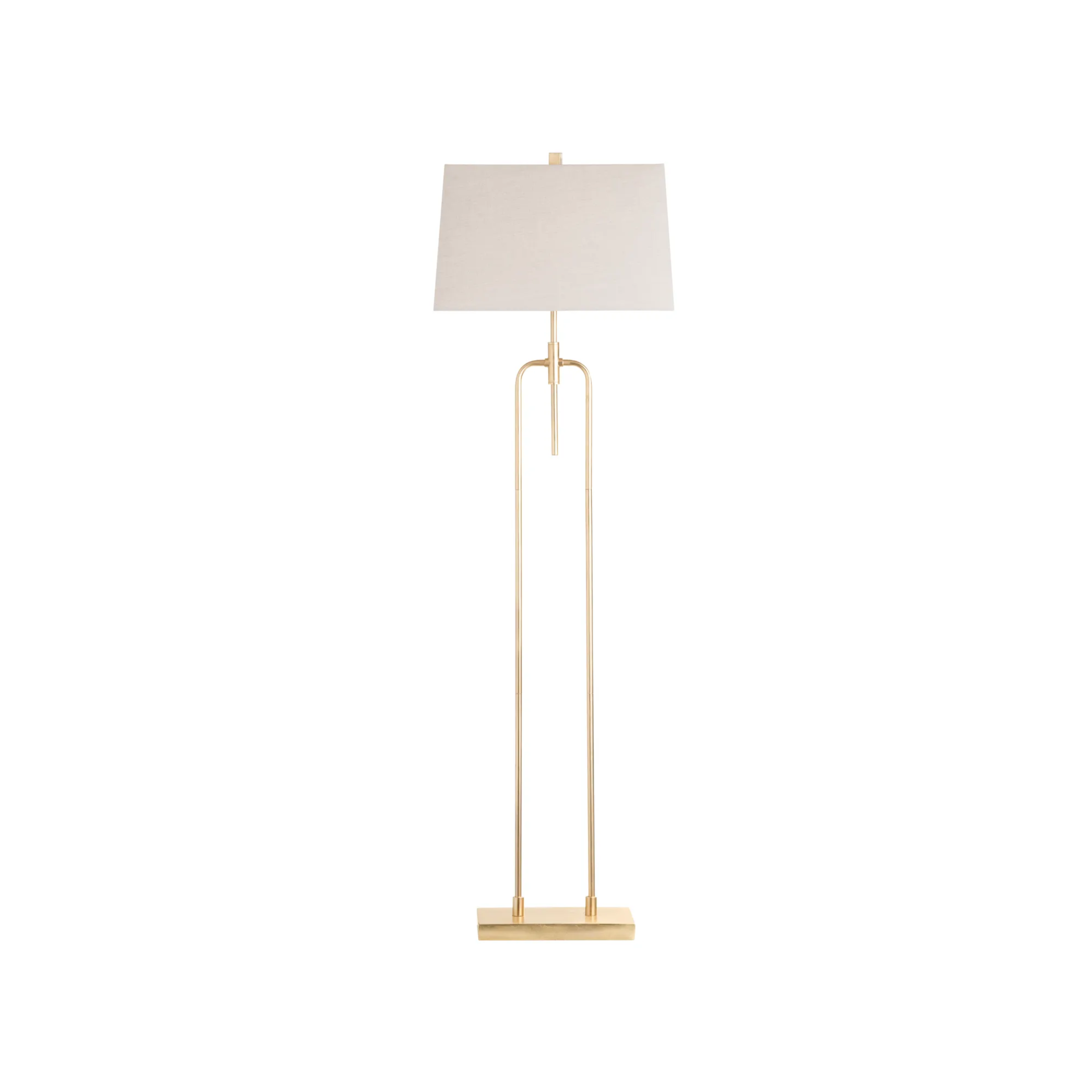 Salinas Sculptural Gold Floor Lamp