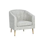 Sutton Champagne Velvet Accent Chair