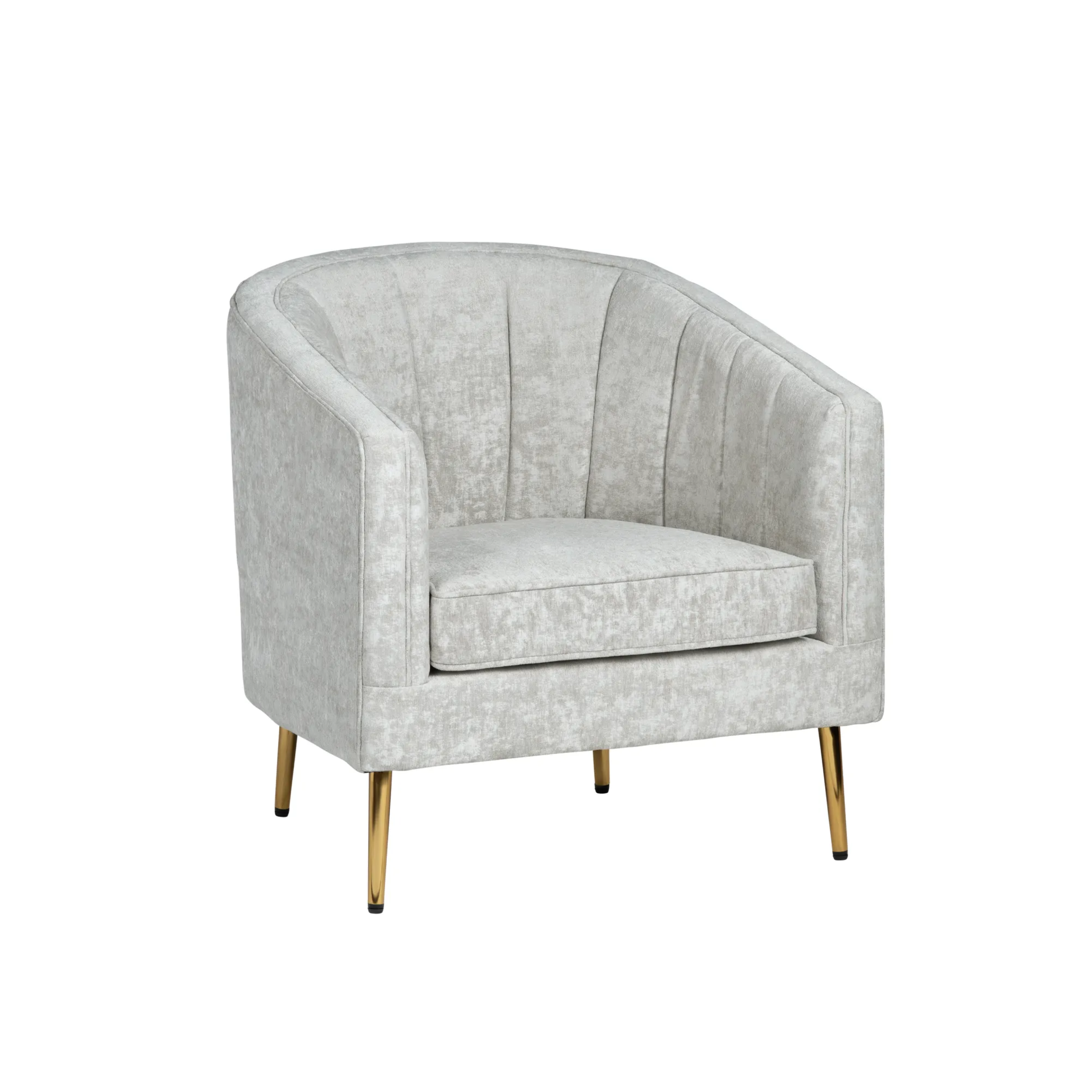 Sutton Champagne Velvet Accent Chair