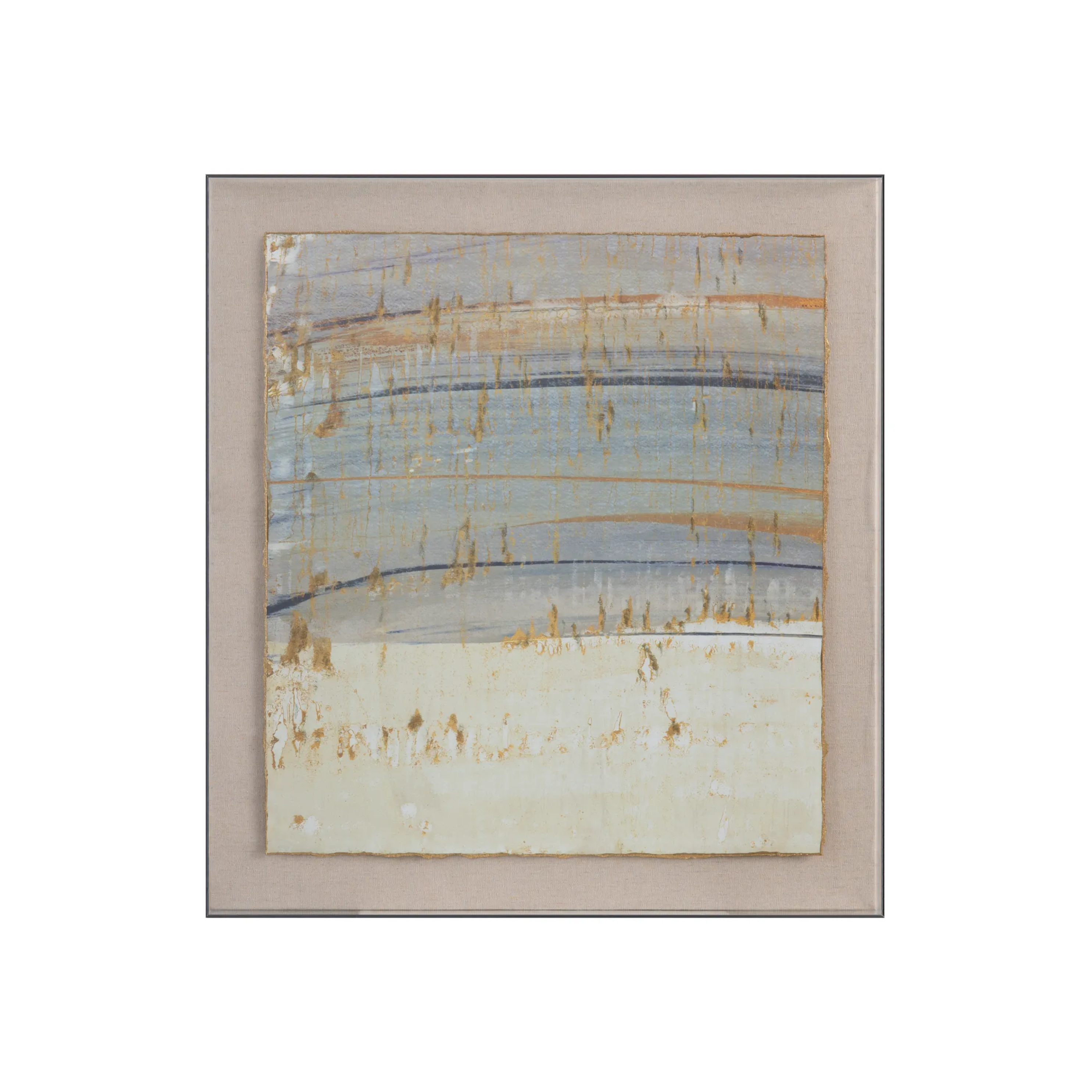 Hanson Textured Neutral Abstract Wall Art