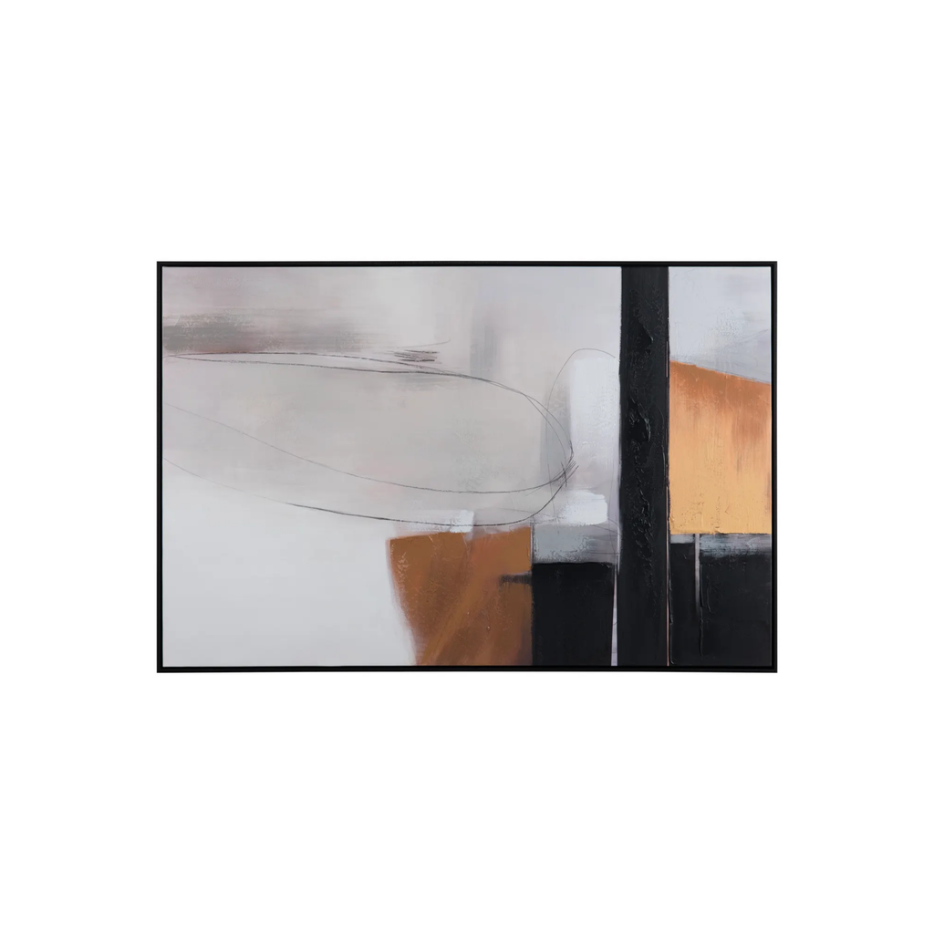 Straight Away Large Abstract Canvas Wall Art