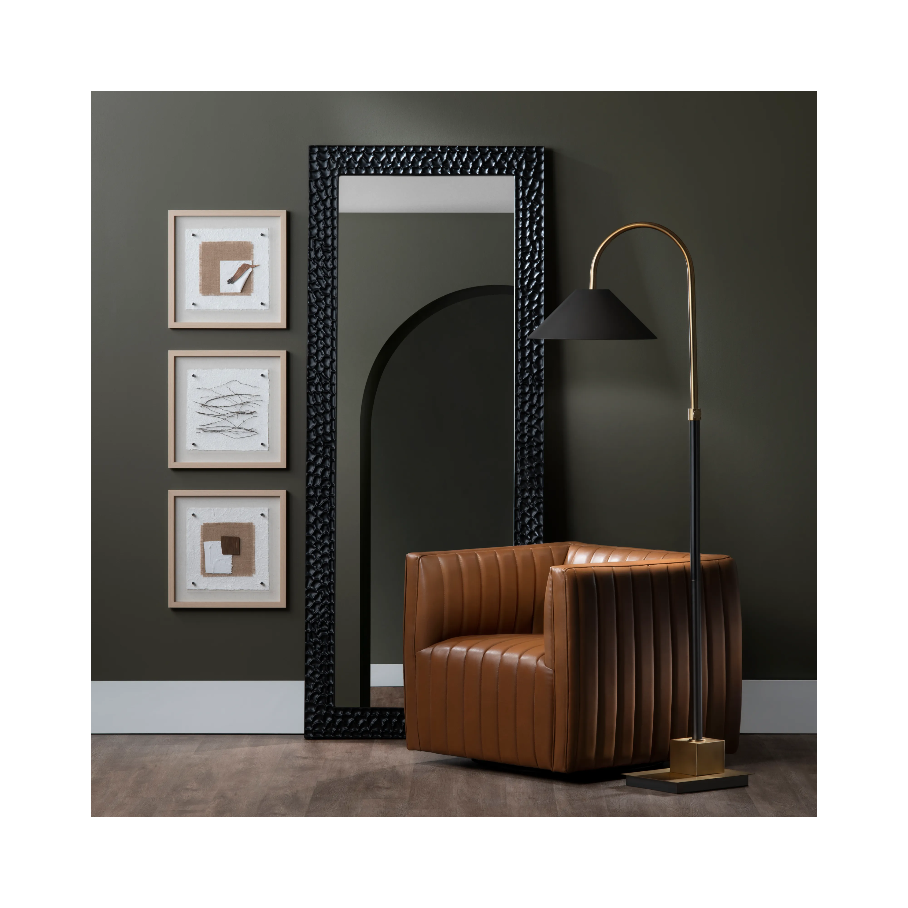 Milano Modern Metal Floor Lamp