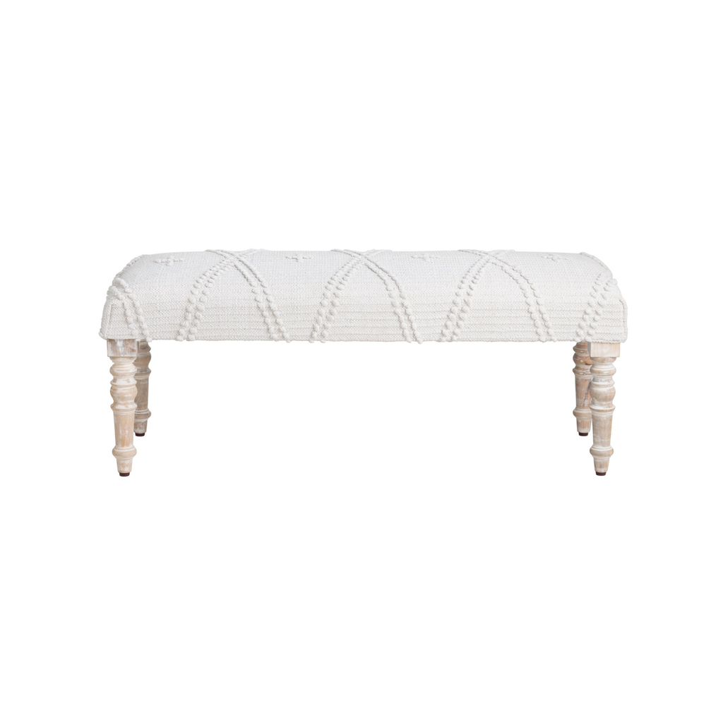 South Wales Cotton Tufted Bench