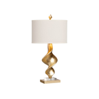 Summit Sculptural Gold Flame Table Lamp (S/2)