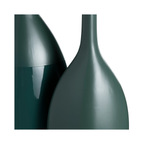 Emerald Bay Dual-Finish Ceramic Vase Set (Set of 3)