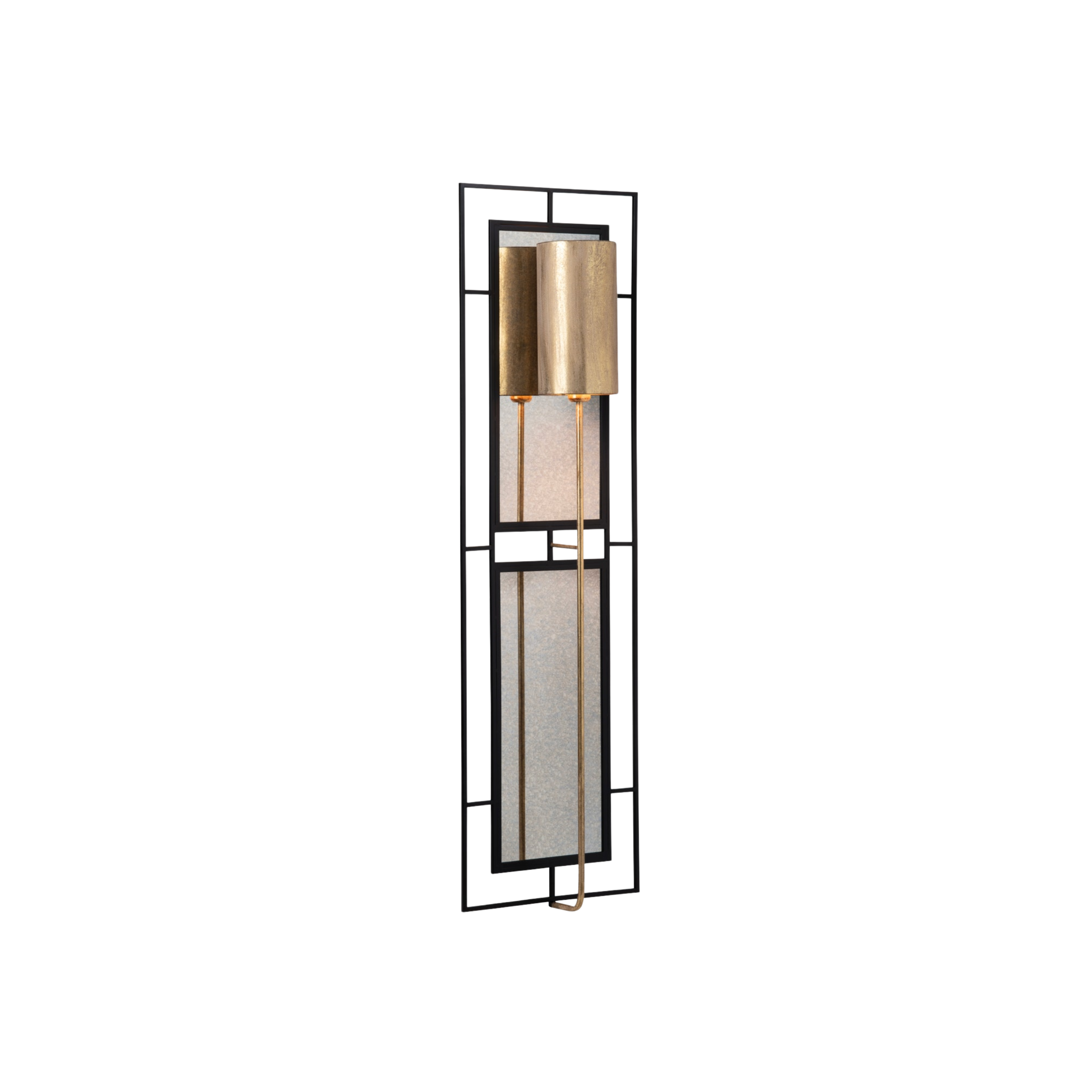 Halston Antique Mirror Panel Wall Sconce