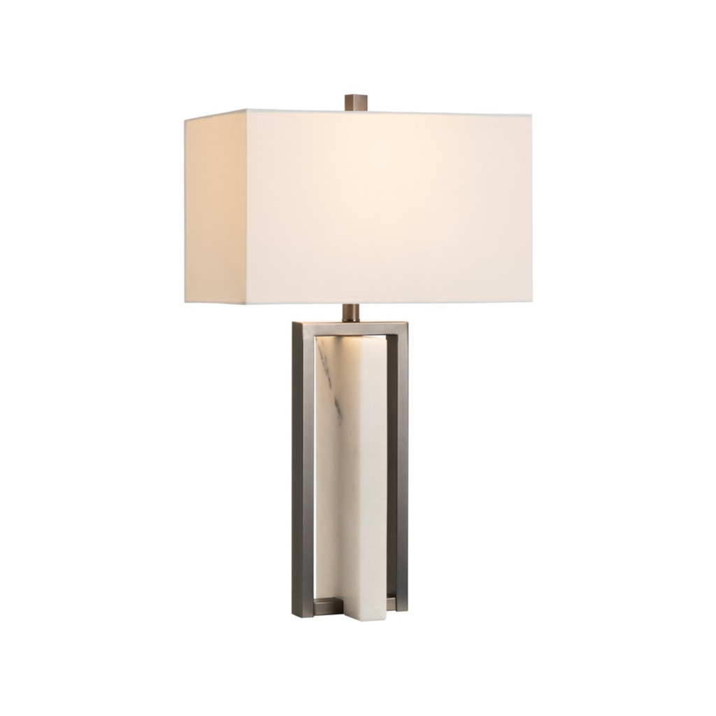Wylie Alabaster Column Table Lamp