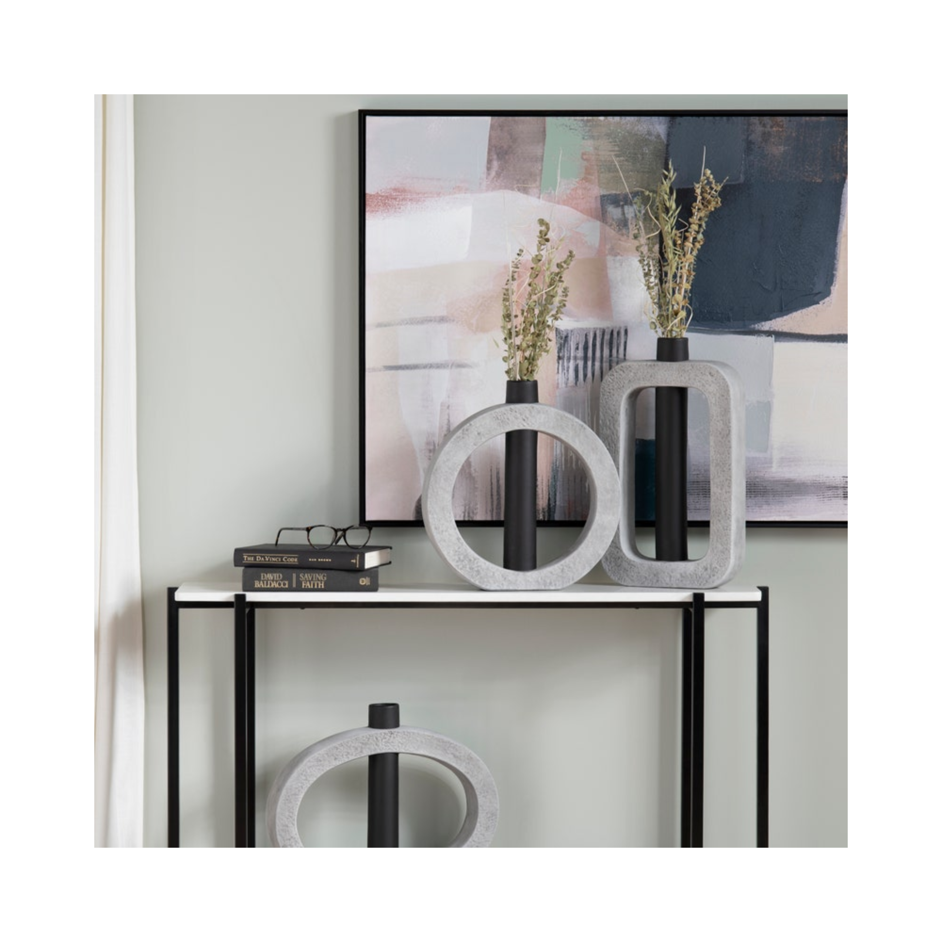 Crosby Round Sculptural Vase