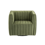 Draper Channel Tufted Velvet Accent Chair