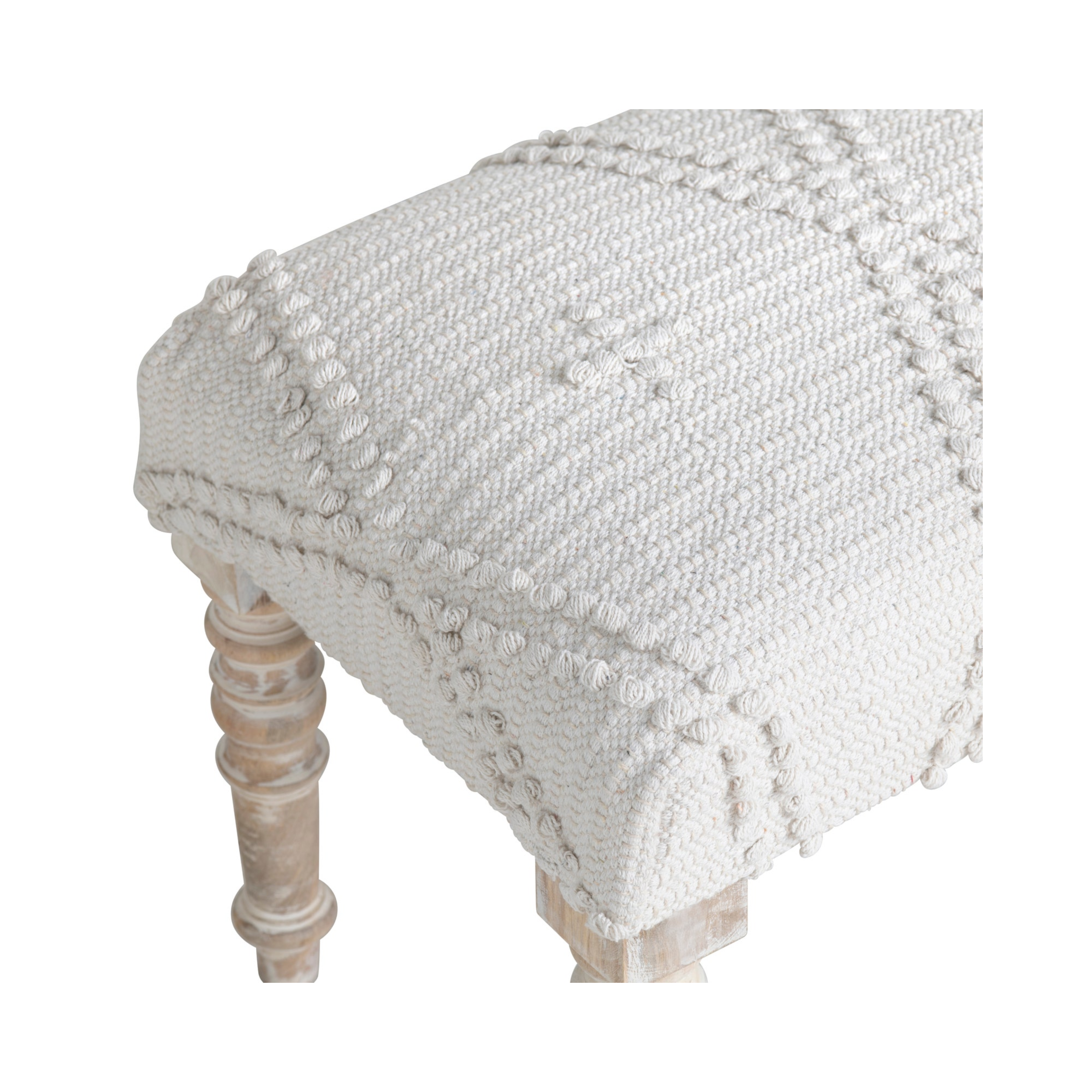 South Wales Cotton Tufted Bench