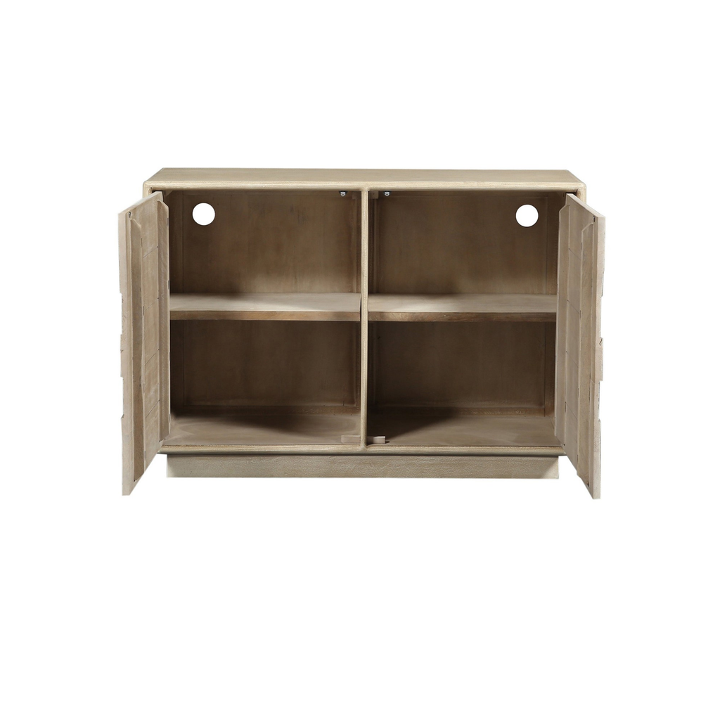 Westhaven Natural Wood Two-Door Cabinet