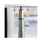 Lira Mirror Glass Pull-Chain Table Lamp