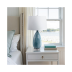 Maris Azure Ceramic Table Lamp