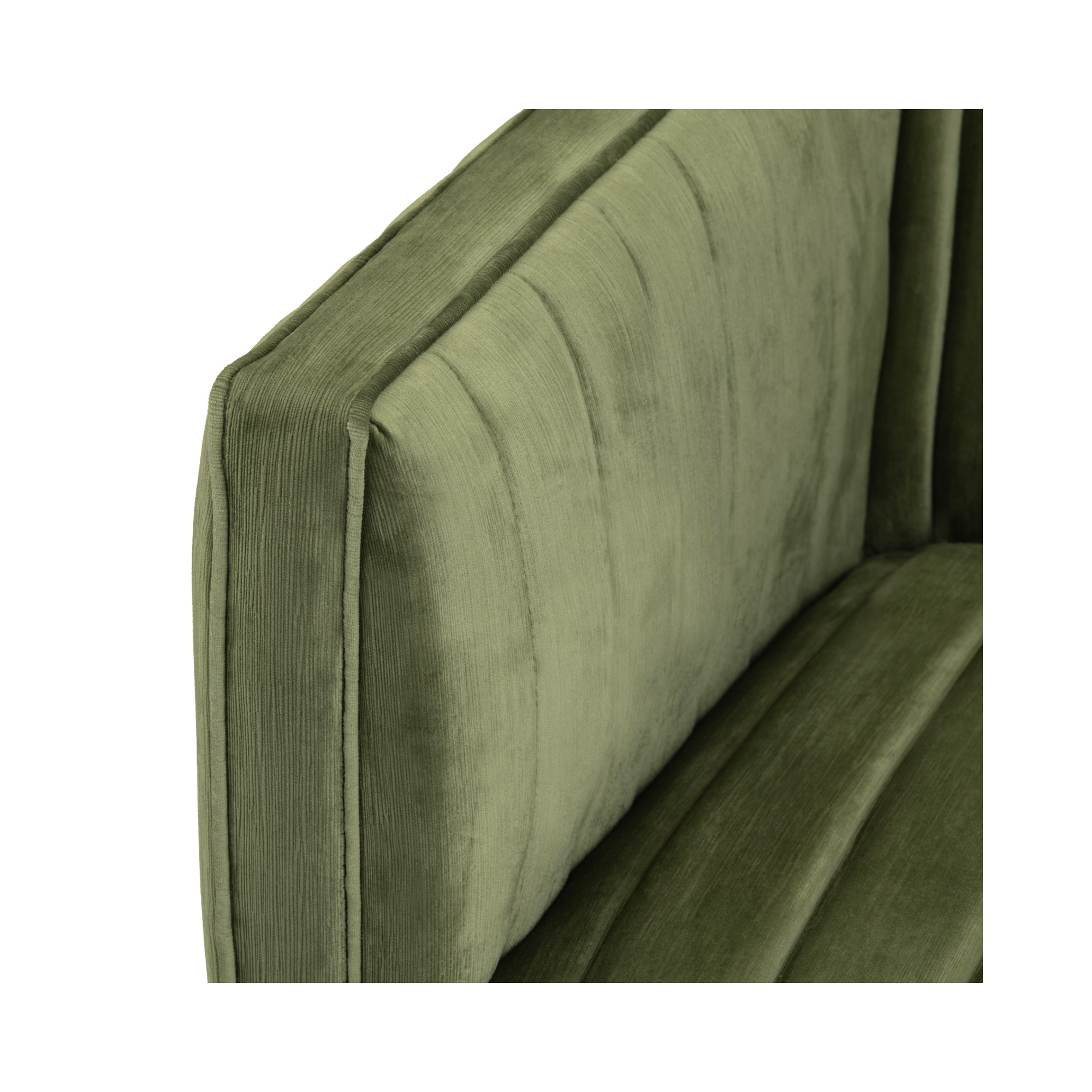 Draper Channel Tufted Velvet Accent Chair