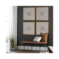 Hammond Leather & Iron Bench