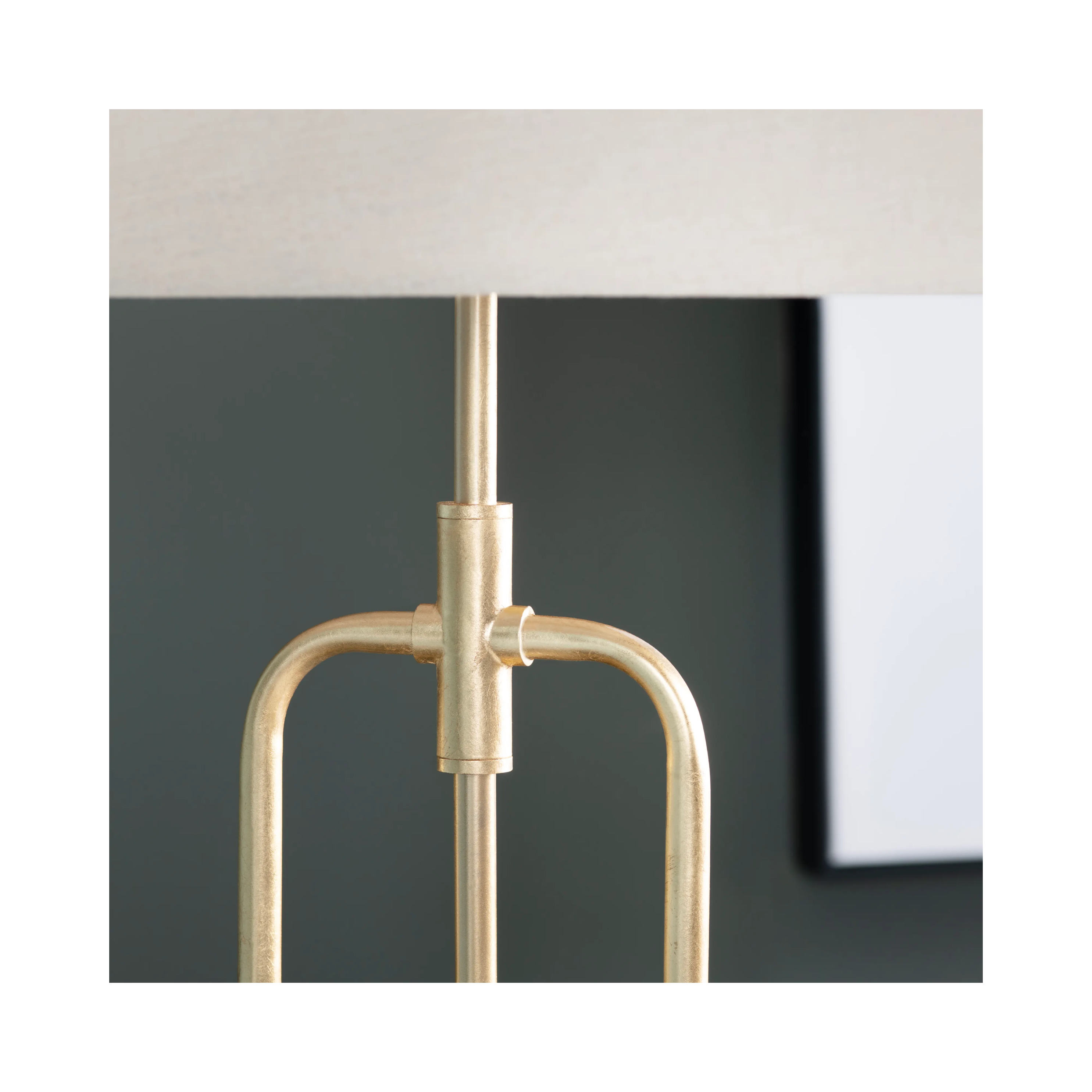 Salinas Sculptural Gold Floor Lamp