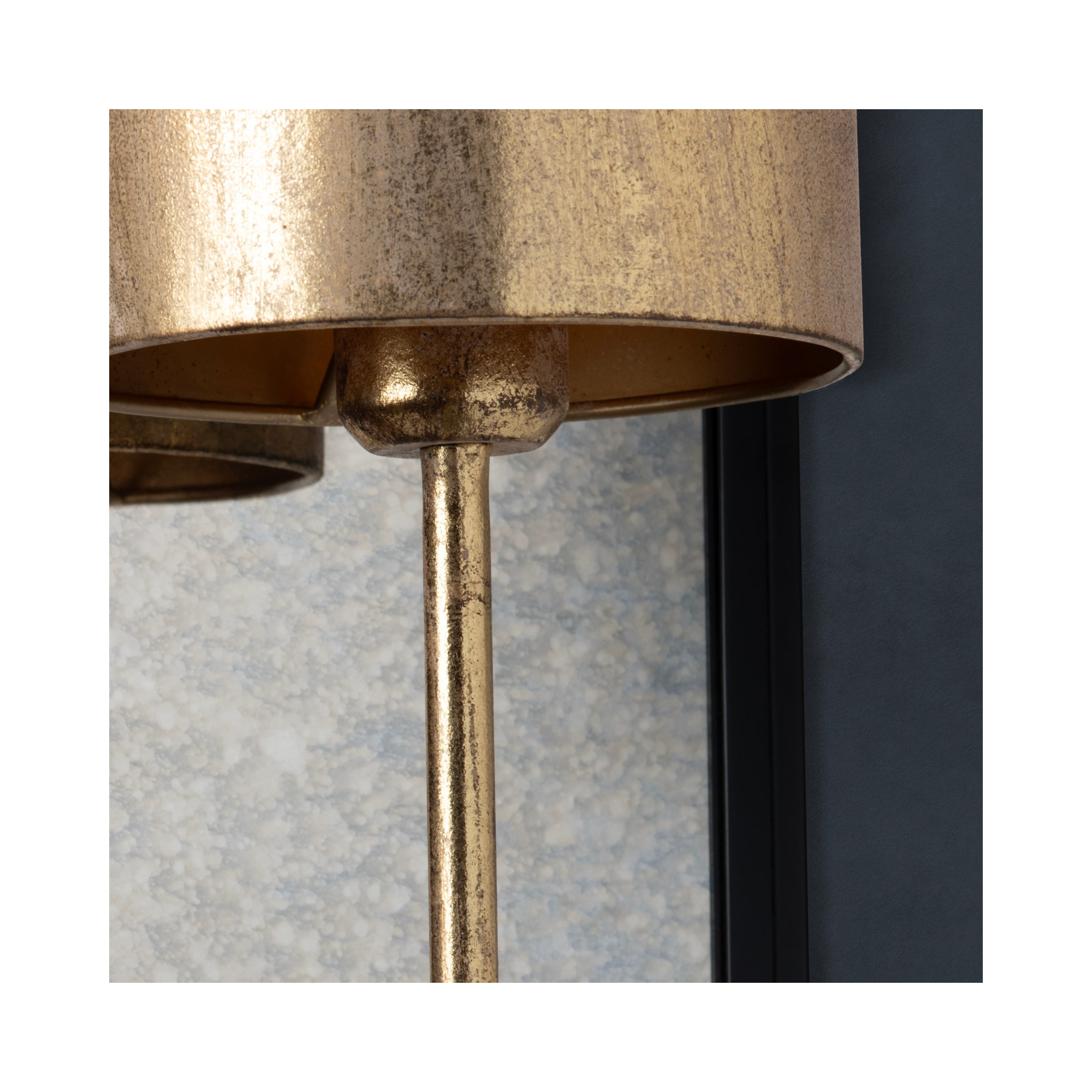 Halston Antique Mirror Panel Wall Sconce