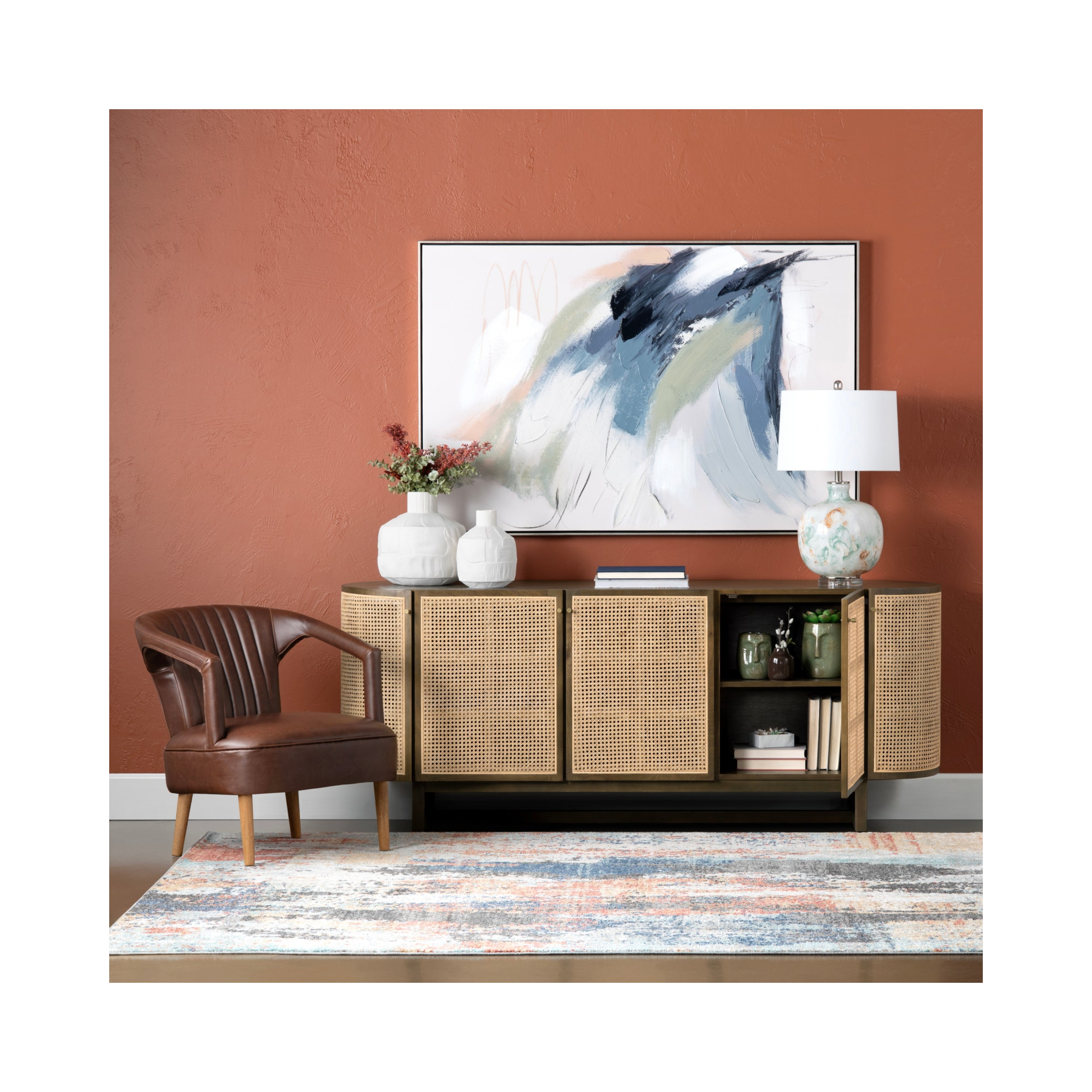 Domingo Cane Front Sideboard