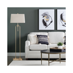 Salinas Sculptural Gold Floor Lamp