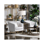 Sutton Champagne Velvet Accent Chair