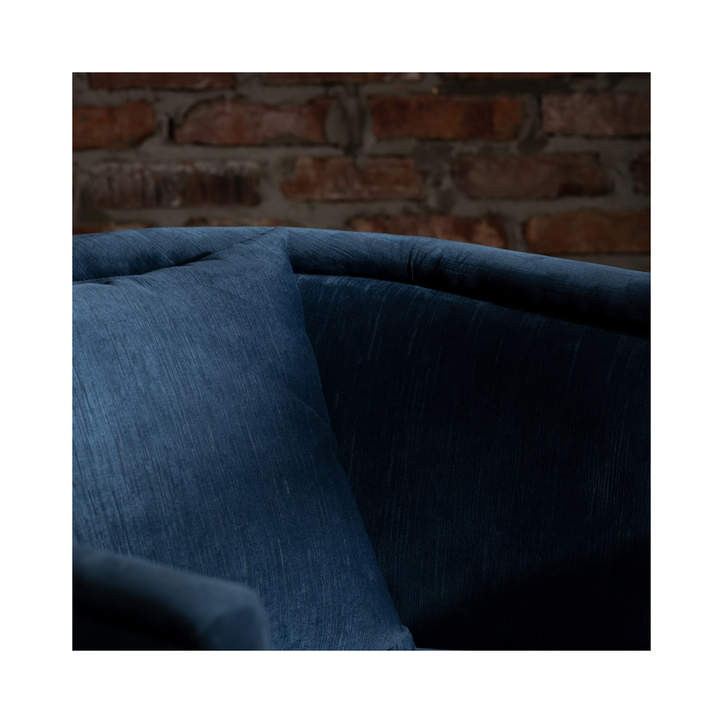 Sergovia Marino Blue Upholstered Armchair
