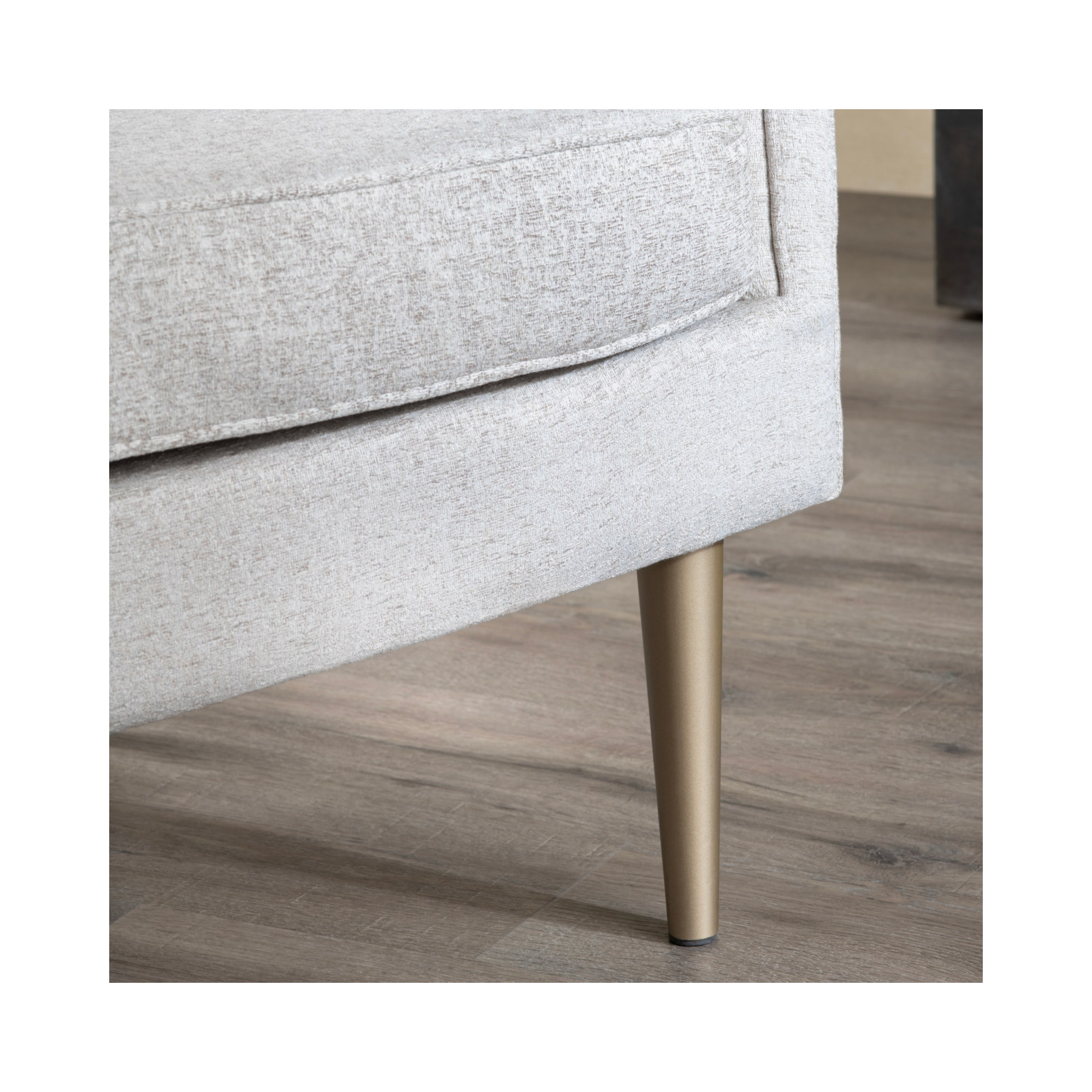 Sutton Champagne Velvet Accent Chair