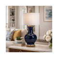 Hamilton Blue Urn Table Lamp